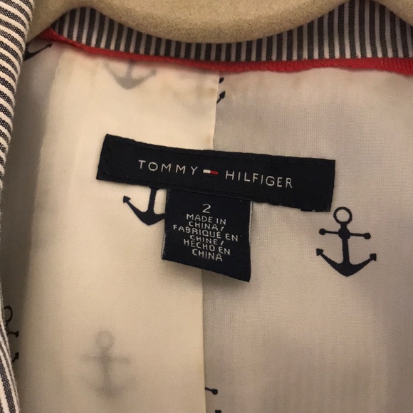 Tommy Hilfigher Navy Jacket - Picture 3 of 4